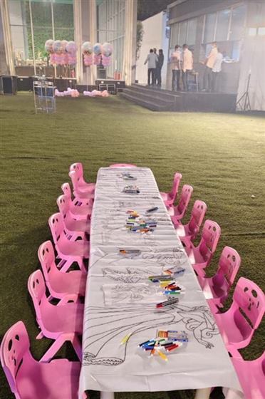 Colouring Station — Meaura Events activity