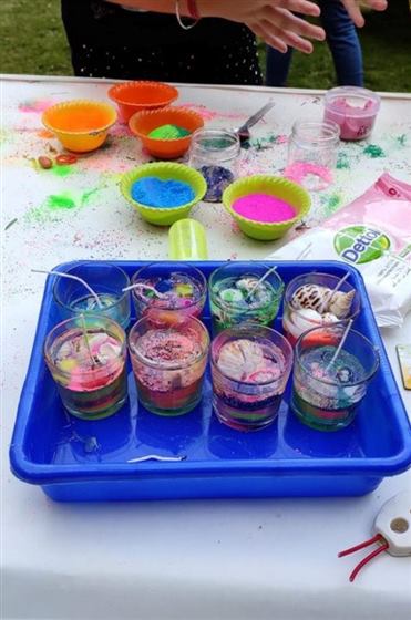 Gel Candle — Meaura Events activity