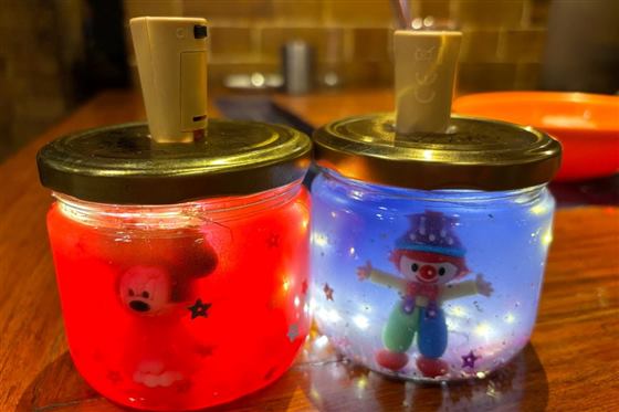 Glowing Jar — Meaura Events activity