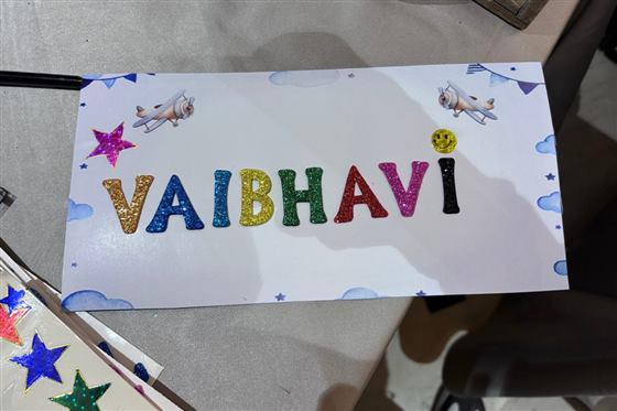 Name Plate — Meaura Events activity