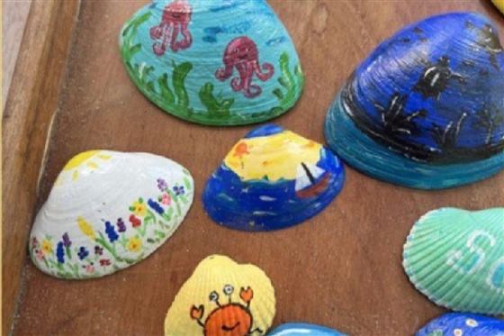 Shell Painting — Meaura Events activity
