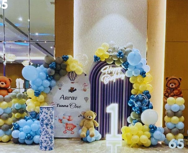 Teddy Turns One Birthday decoration by Meaura Events
