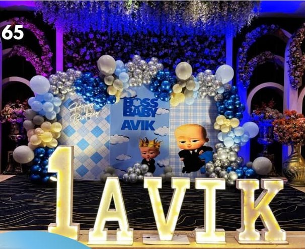 Boss Baby Grand Birthday decoration by Meaura Events