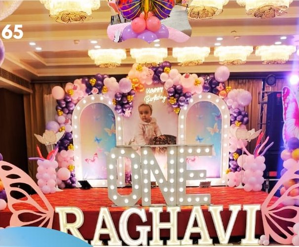 LED Panel Signature Birthday decoration by Meaura Events