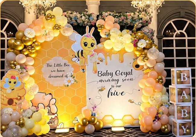 Honey Bee Baby Shower decoration by Meaura Events