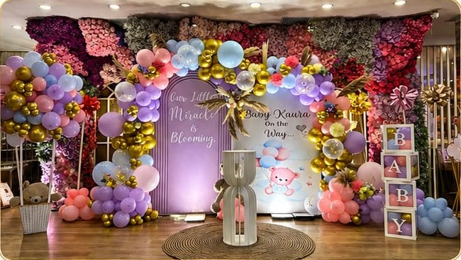Miracle Blooming Baby Shower decoration by Meaura Events